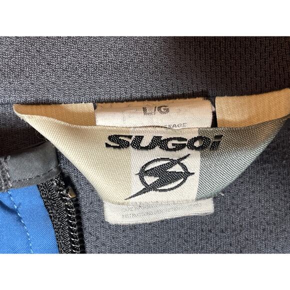 Sugoi Windbreaker Size Large Blue and Grey - Picture 3 of 8